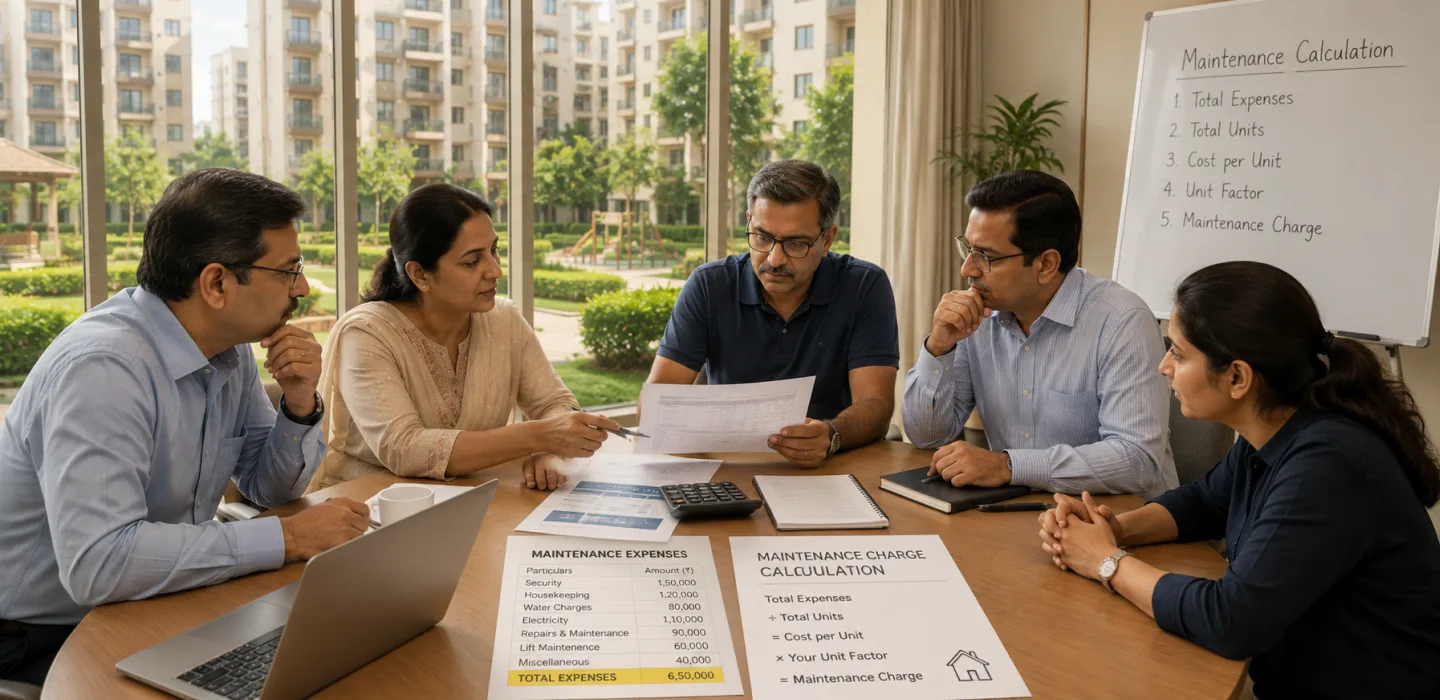 How to Calculate Society Maintenance Charges in India: The Complete Guide for Committees