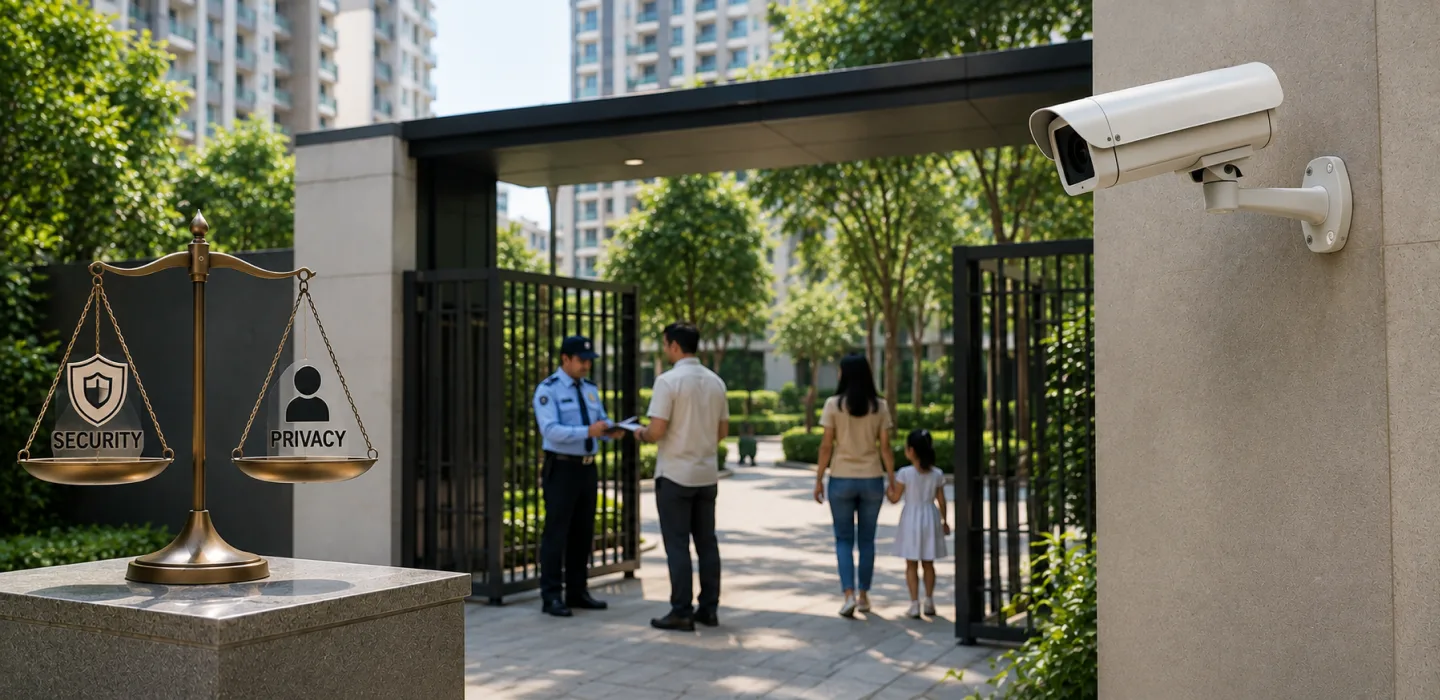 Balancing Security and Privacy in Residential Societies: An Expert Opinion