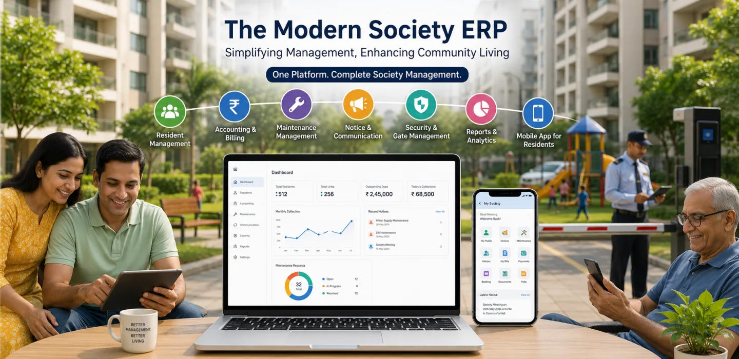 The Modern Society ERP: A Comprehensive Guide for Indian Housing Societies