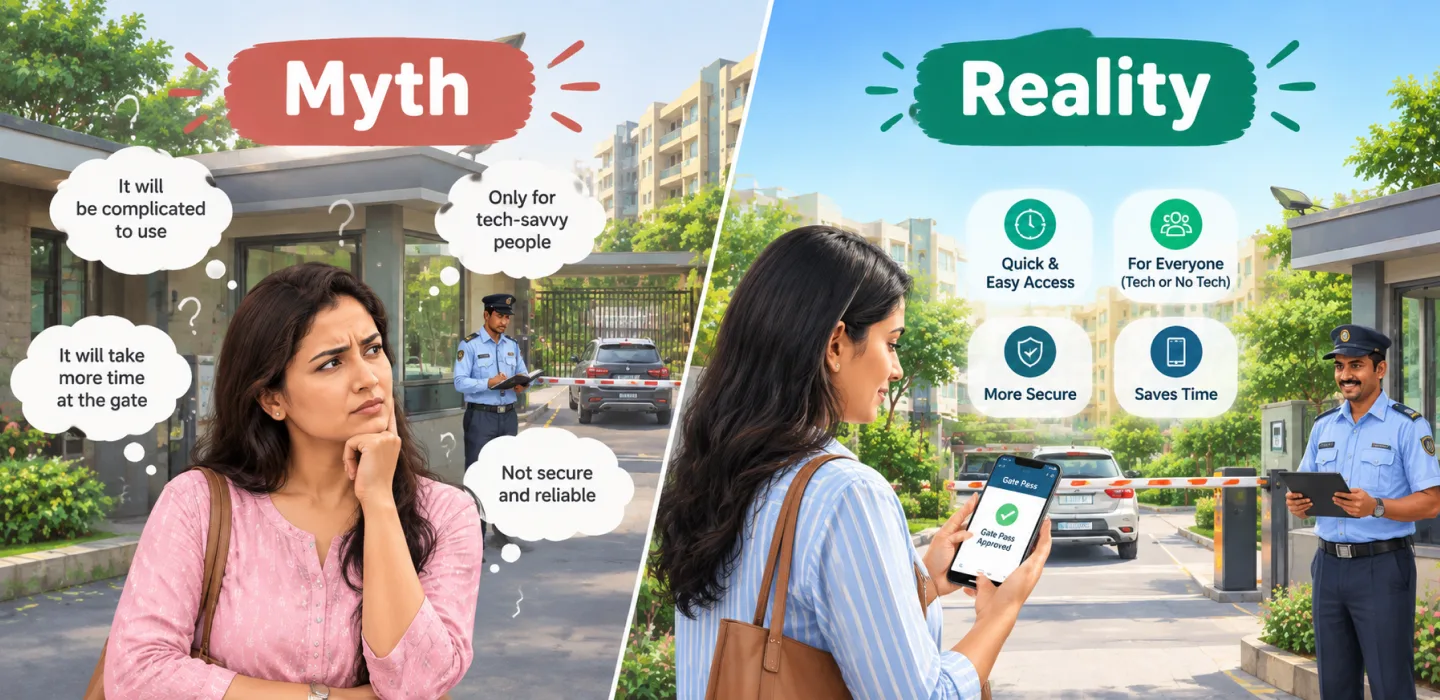 Myth vs Reality: Digital Gate Pass Systems in Housing Societies