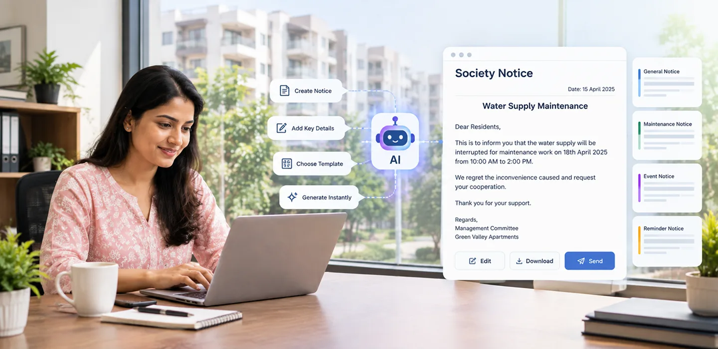 AI-Assisted Notice Creation in Housing Societies: A Comprehensive Guide