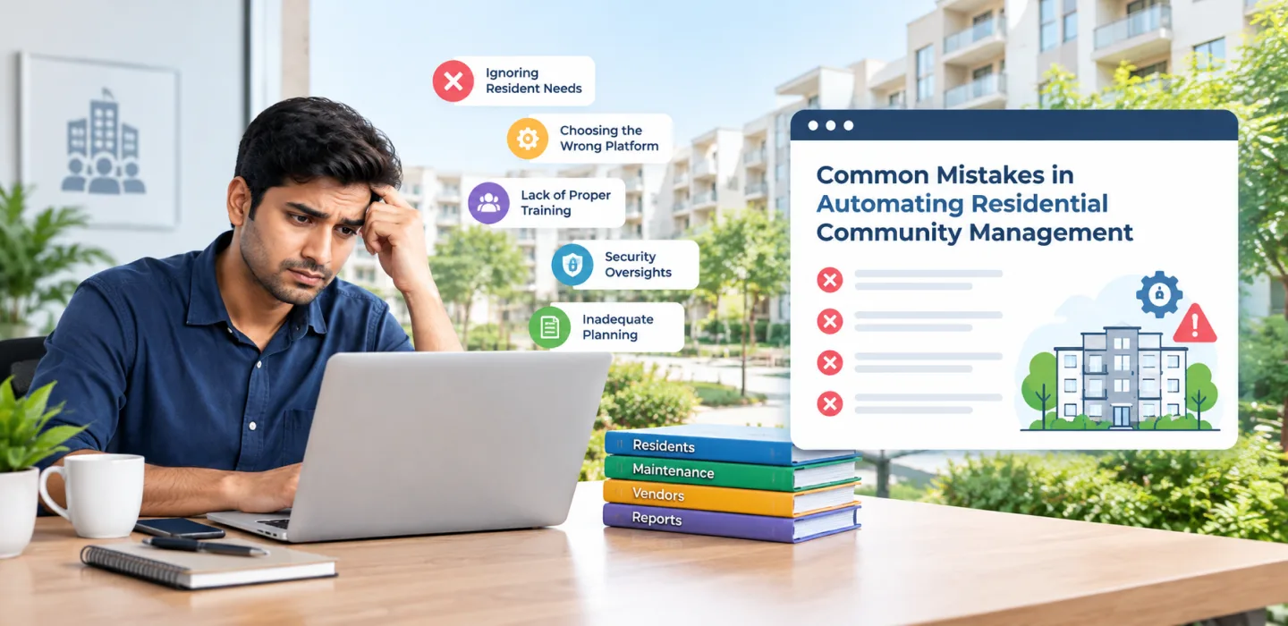 Common Mistakes in Automating Residential Community Management